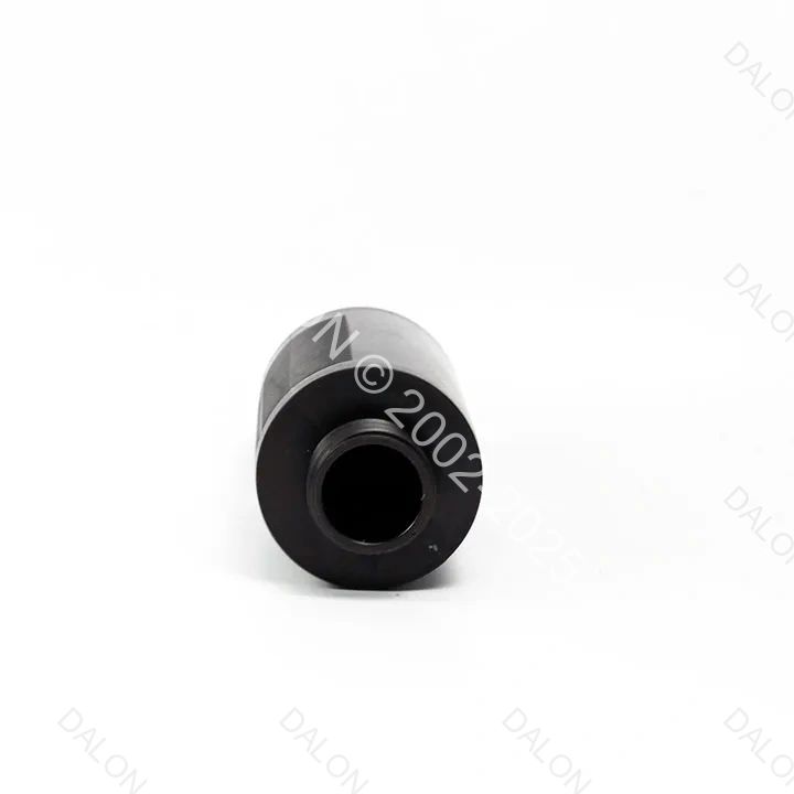 KUNSTSTOFFSCHALLDÄMPFER SPL-F 1/4 MIT WOLLFILZ + ALUMINIUMNETZ FARBE SCHWARZ