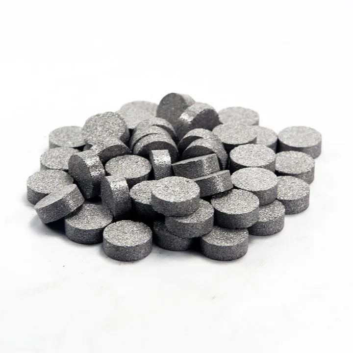  Filtre SS pour systèmes à vide - DISQUE FILTRANT EN SS316L Fritté 10X2 40-50MICRON